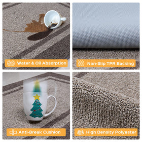 Anllugs absorbent microfiber close-up shows spill absorption