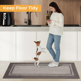 Anllugs kitchen rug by the sink area for wet task protection