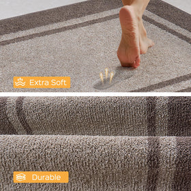 Anllugs machine-washable kitchen rug fabric for easy cleanup