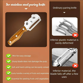 ANMIOU Vegetable Peeler supports multiple fruits and vegetables, saving time