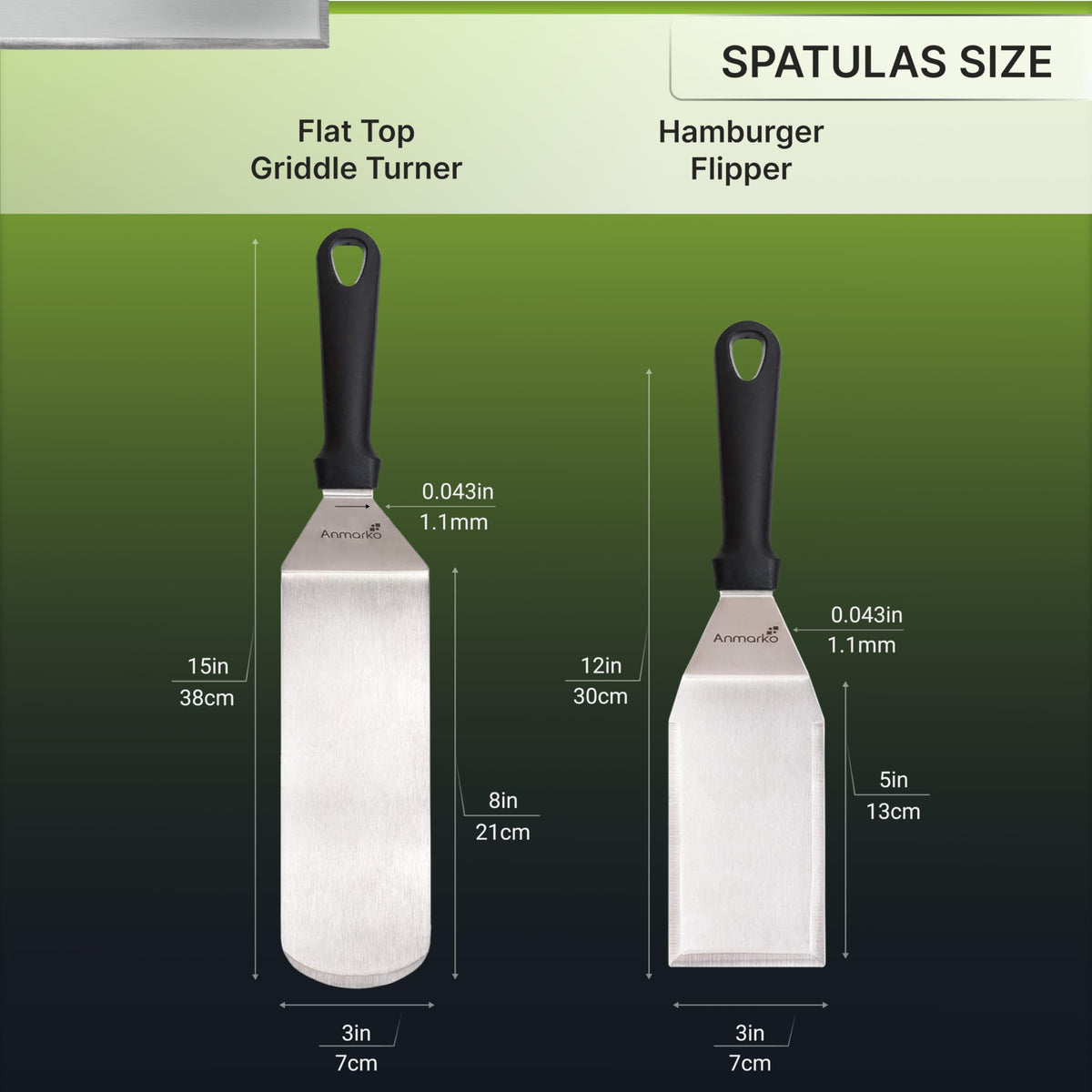 Anmarko gift-ready spatula set for chefs and home cooks