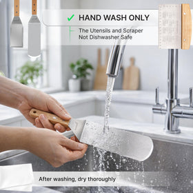 Anmarko storage-ready spatula set hanging for quick access