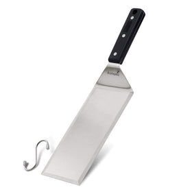 Anmarko Turner 4x8 stainless griddle spatula blade for flipping burgers and scraping.