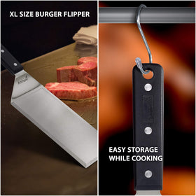 Anmarko Turner spatula with ergonomic ABS handle for comfortable use.