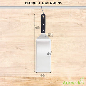 Anmarko dishwasher-safe spatula ready for quick cleanup after grilling.