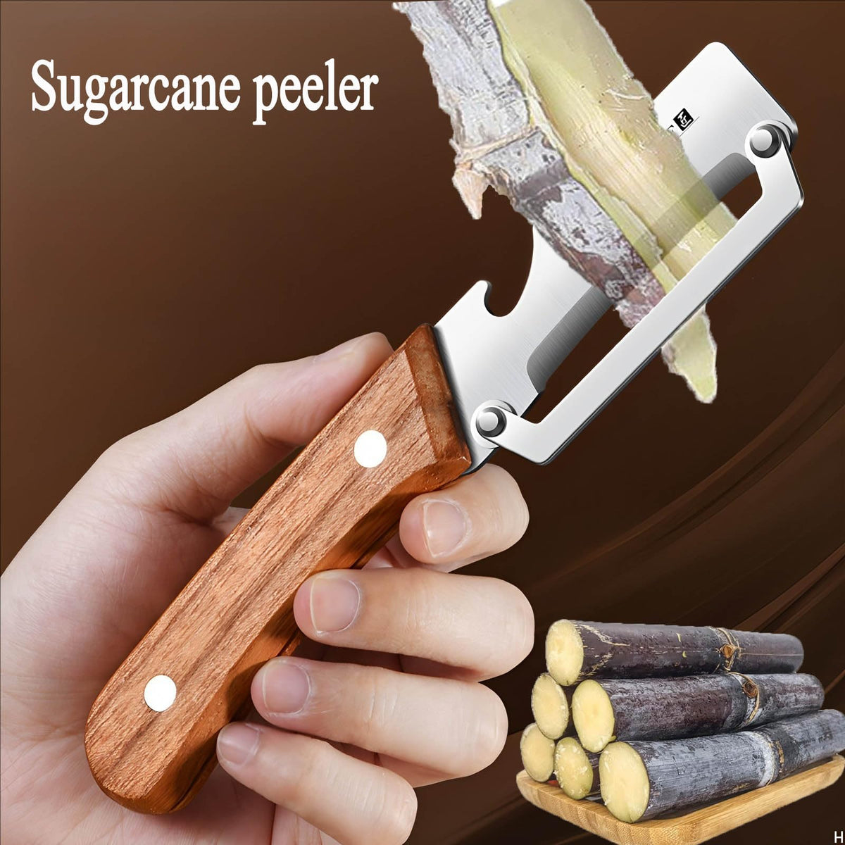 ANMIOU peeler handling thick skinned potatoes with ease