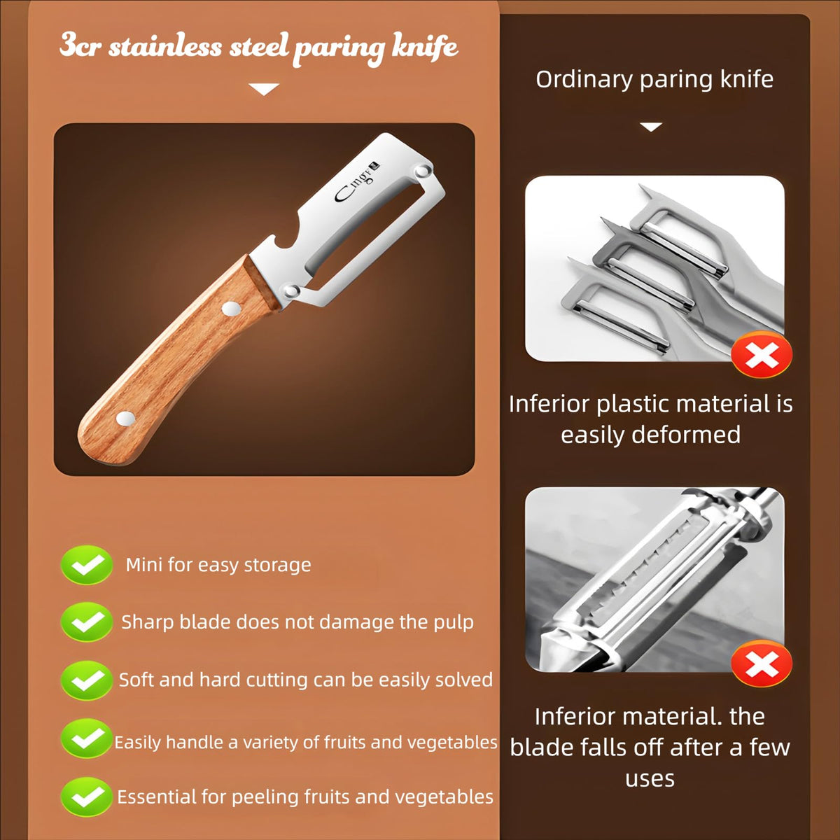 ANMIOU peeler enabling smooth pumpkin prep