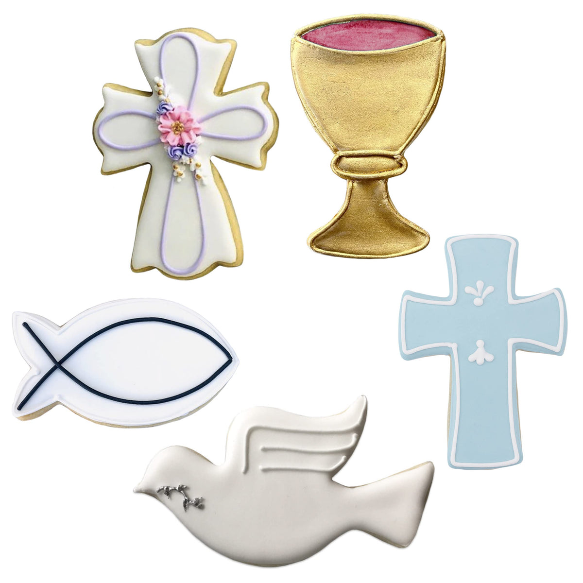 Ann Clark Communion Dove cookie cutter for peaceful, decorative cookies