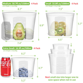 Annaklin dishwasher-safe silicone bag ready for quick cleanup after meals