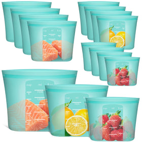 Annaklin silicone bags with stand-up design for quick access