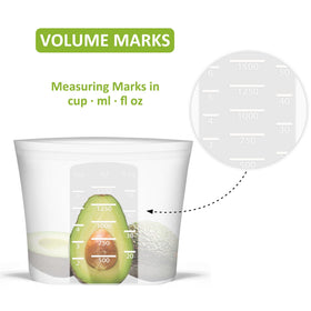 Annaklin translucent silicone bags let you see contents at a glance