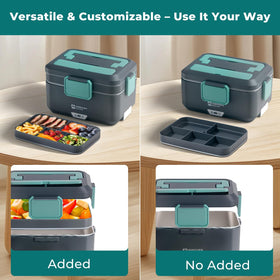 Annie & Mia Design easy-clean removable container simplifies maintenance.