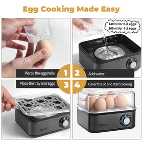 Annie & Mia Design ready buzzer signals when eggs are done.
