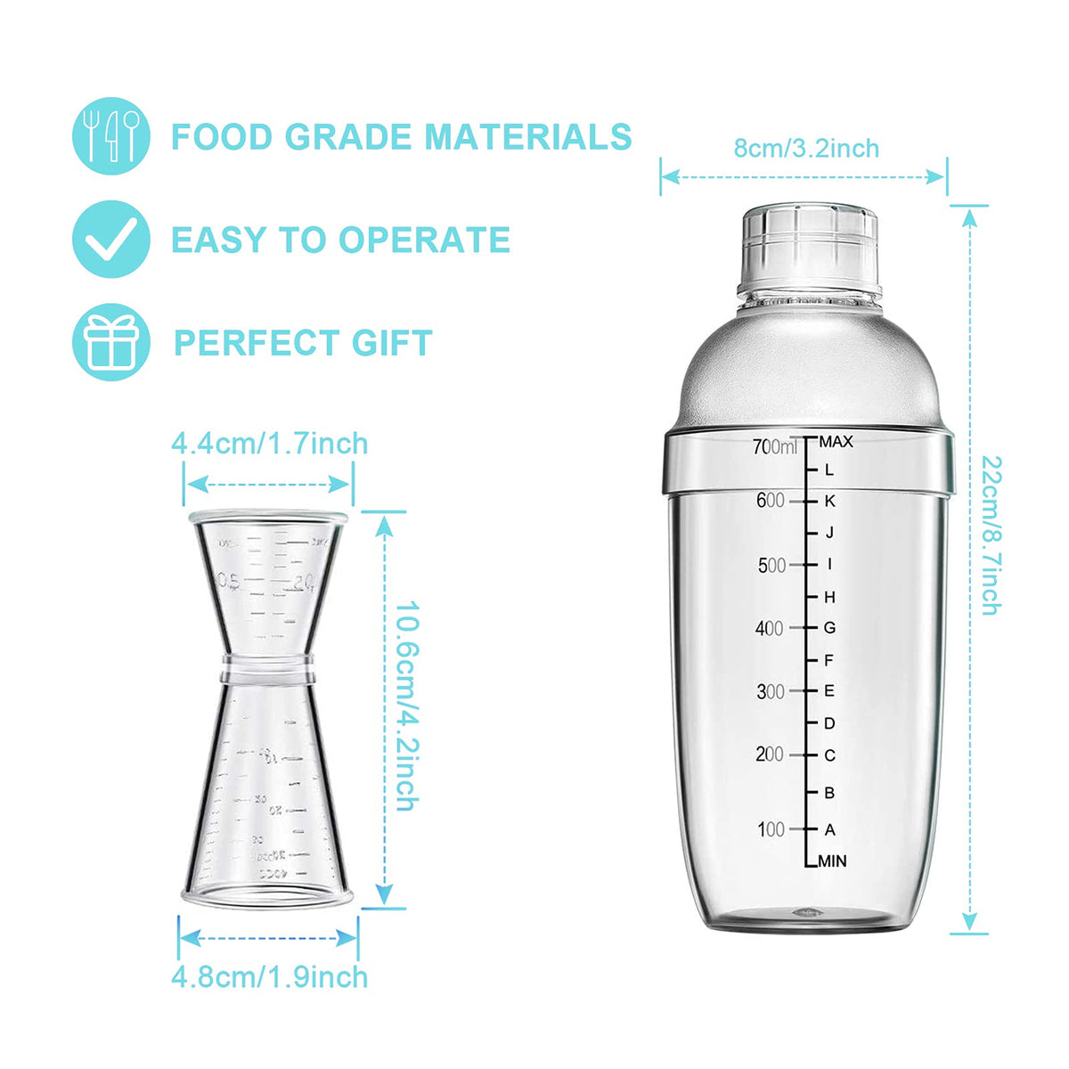 Another easy-clean design simplifies washing and storage after use