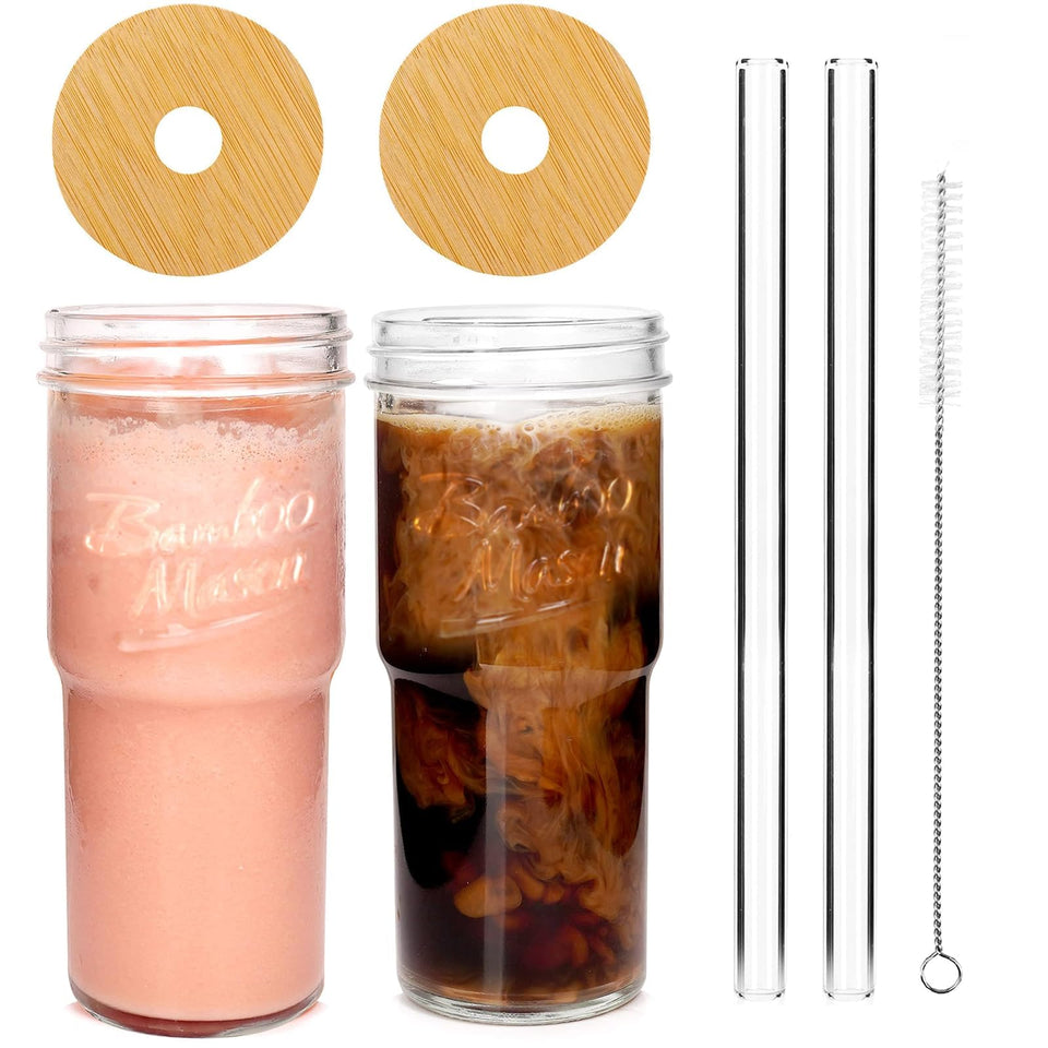 ANOTION 24oz travel mug with wide mouth for easy filling on the go
