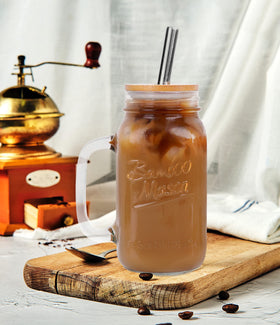 ANOTION regular mouth jar fits snacks or drinks in daily routines