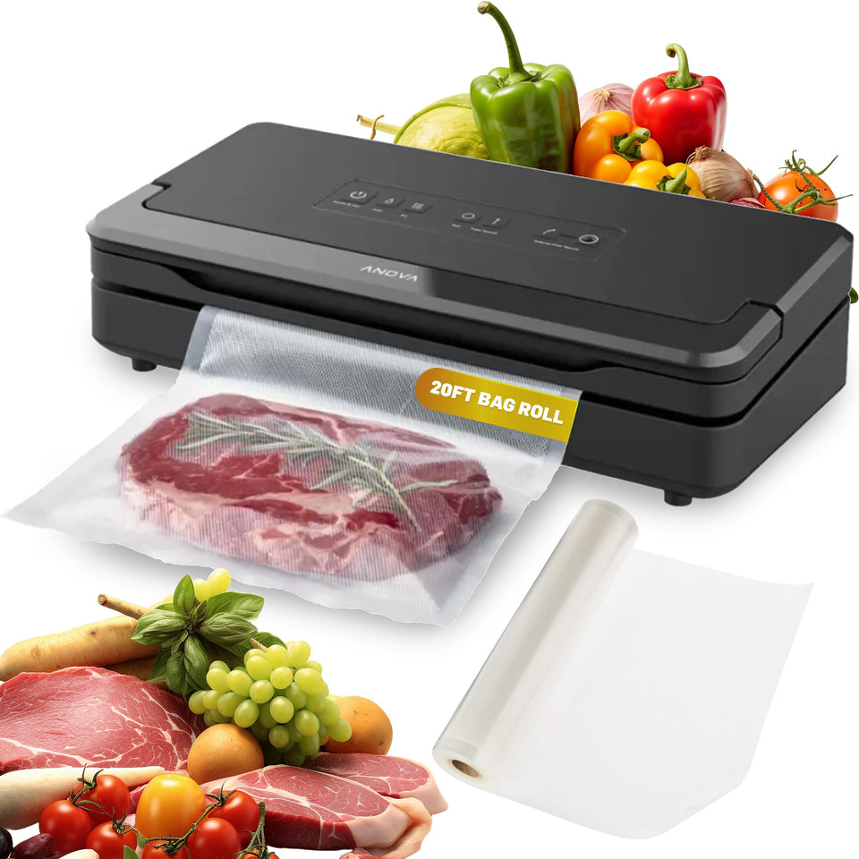 Anova Culinary Precision Vacuum Sealer Pro with built-in bag storage and cutter.