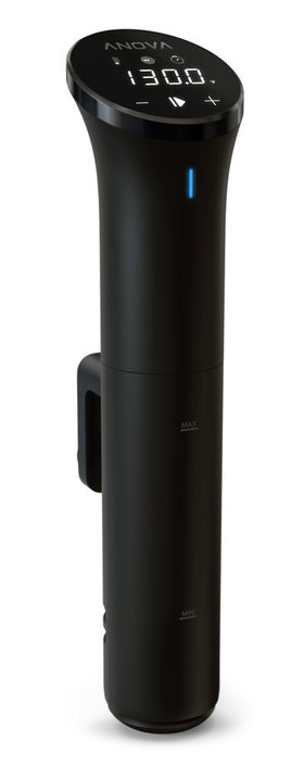 Anova Culinary Sous Vide Nano 2.0 attached to pot for precise, tender results