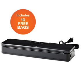 Anova Culinary Vacuum Sealer with warranty badge highlights long-term kitchen storage confidence.