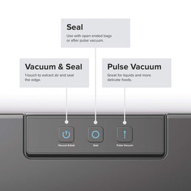 Anova Culinary Vacuum Sealer demonstrates wet and dry dual sealing for versatile storage options.