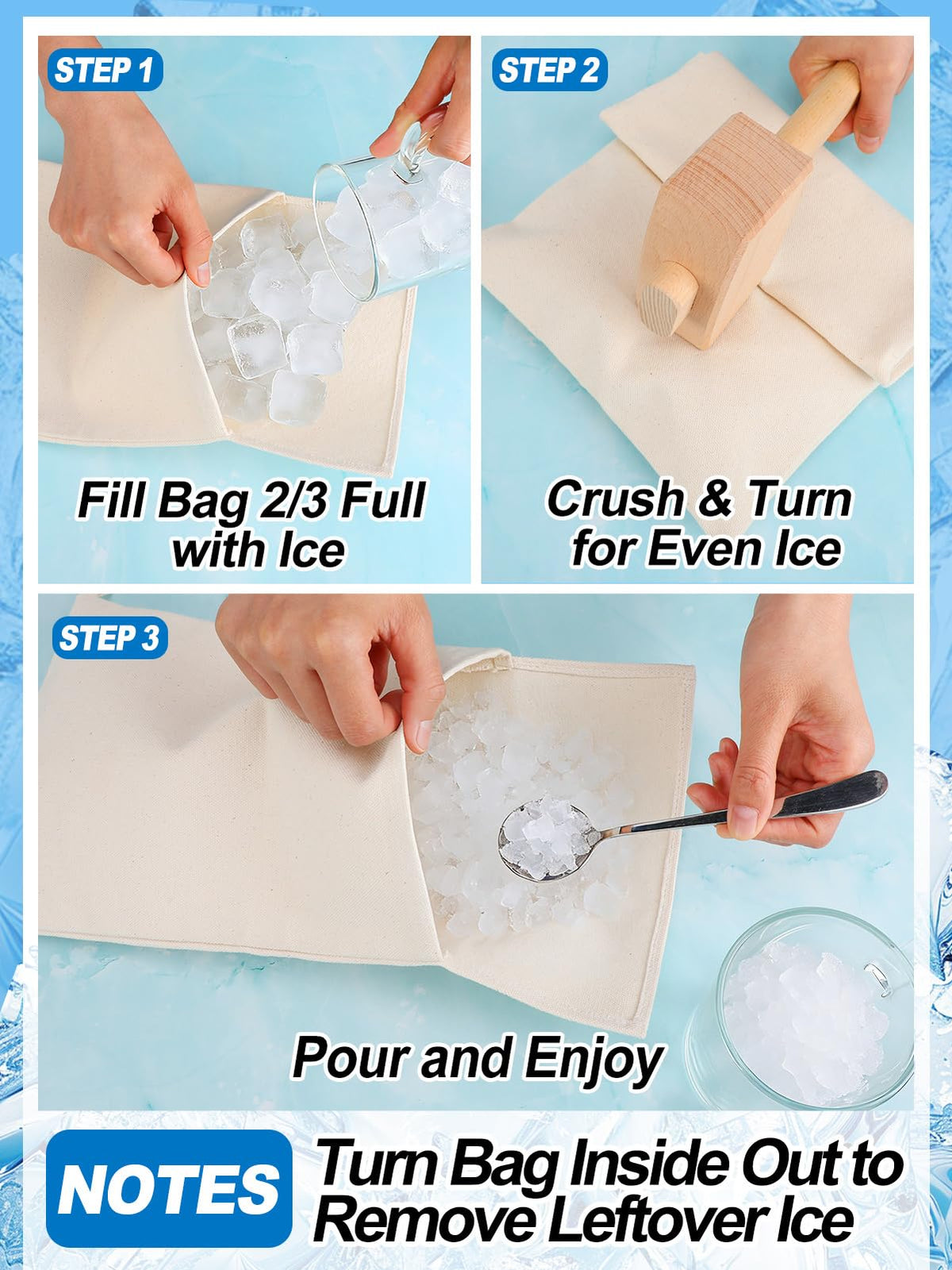 ANPHSIN gift-ready cocktail ice-crushing kit for enthusiasts.
