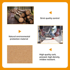 Anpuimult writable cork coaster backing ready for personalized patterns.