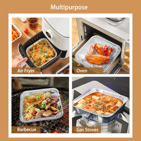 ANQIA heat-resistant liners withstand high temperatures for versatile cooking.