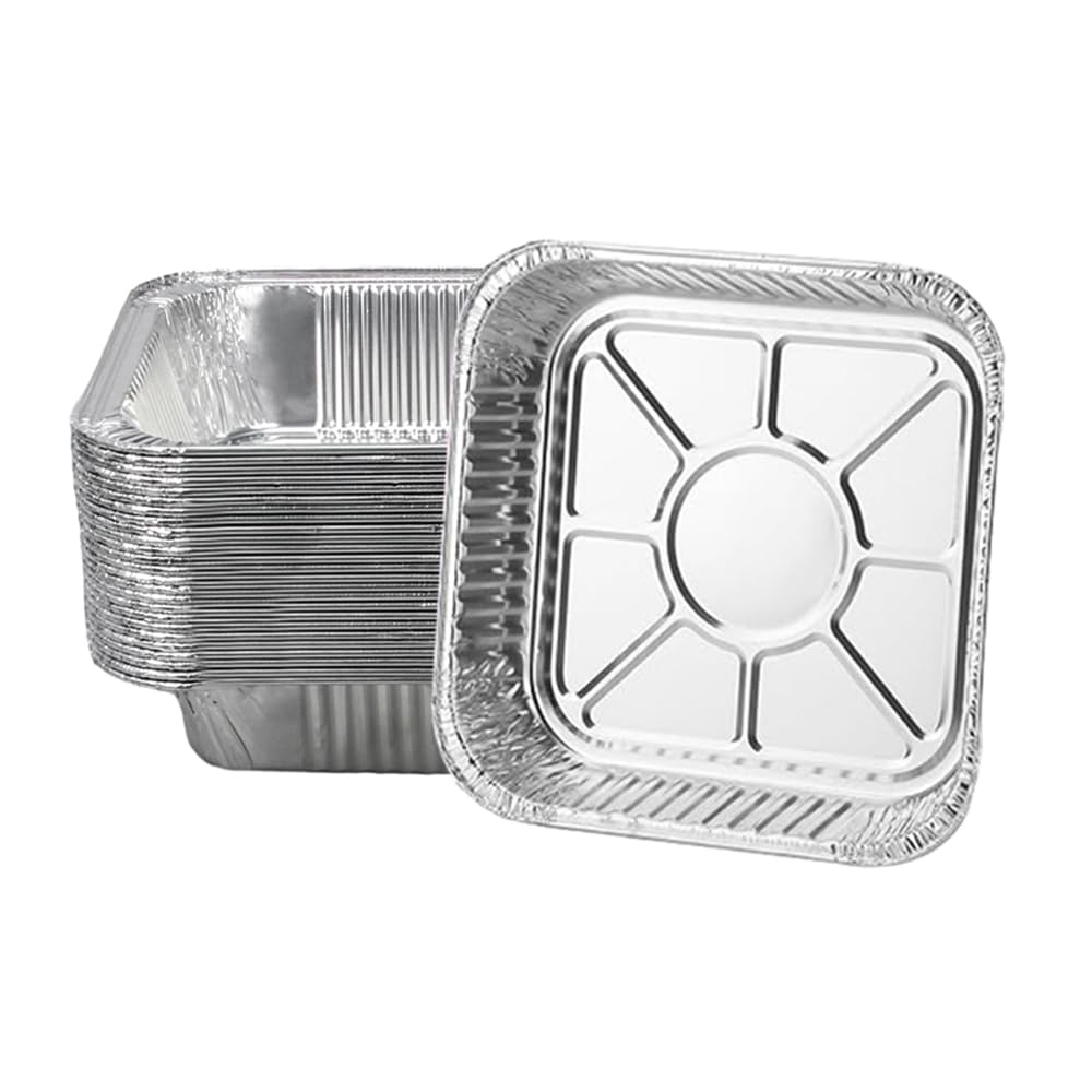 ANQIA packaging for 8x8 square non-stick liners emphasizes convenient storage and prep.