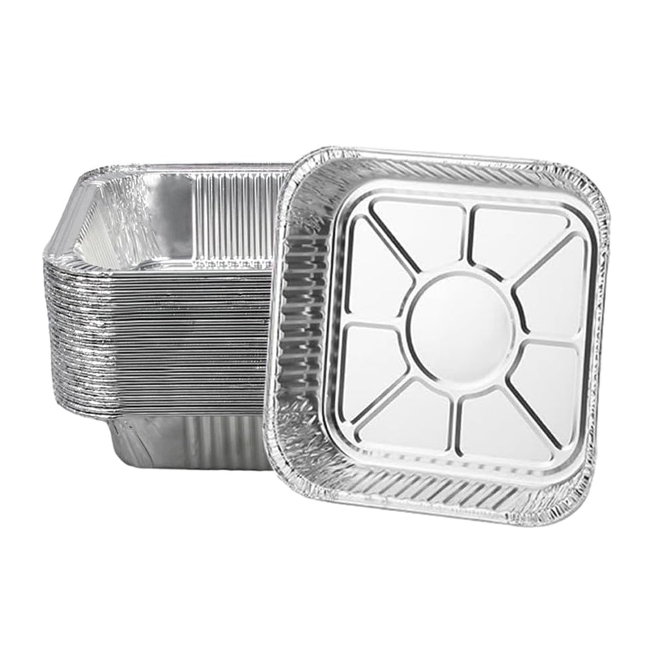 ANQIA packaging for 8x8 square non-stick liners emphasizes convenient storage and prep.