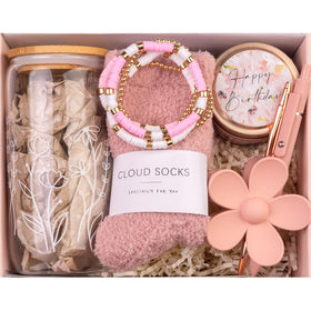 Anforsun Happy Birthday soy wax candle adds warm ambiance for celebrations
