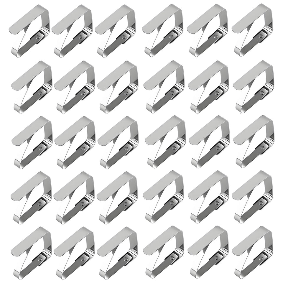 ANSLYQA picnic tablecloth clips 30-pack secure grip for outdoor tables
