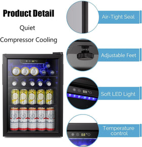 Antarctic Star fridge interior with adjustable shelves for flexible storage.