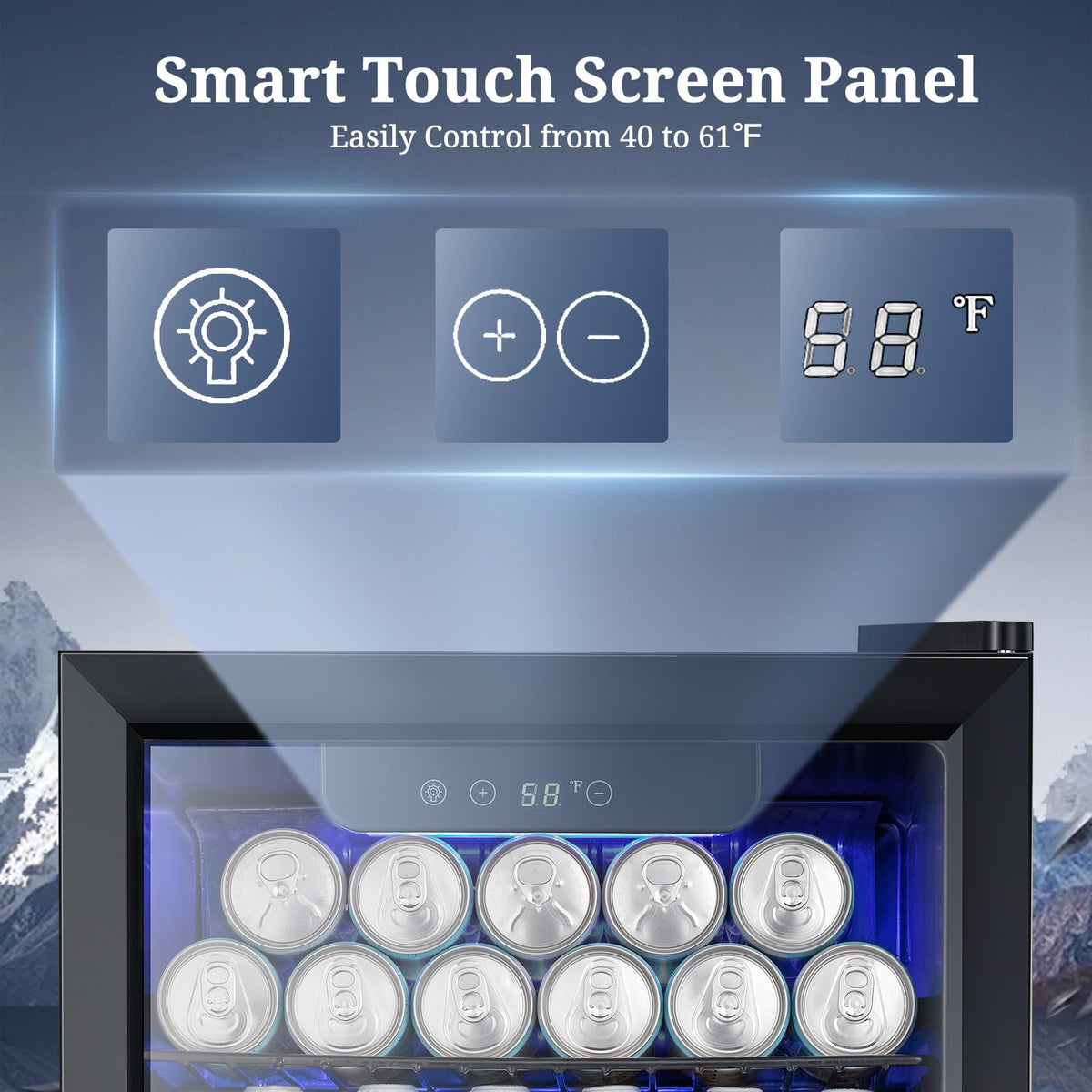 Antarctic Star digital thermostat display for precise temperature control