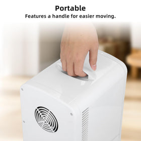 Antarctic Star fridge connected to car power for on-the-go cooling