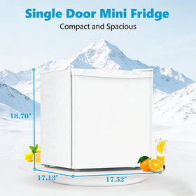 Antarctic Star mini fridge used in bedroom or office for quiet cooling.