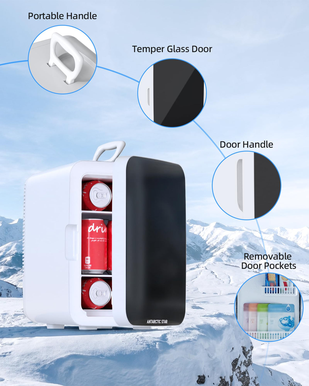 Antarctic Star quiet fridge operating at 38 dB