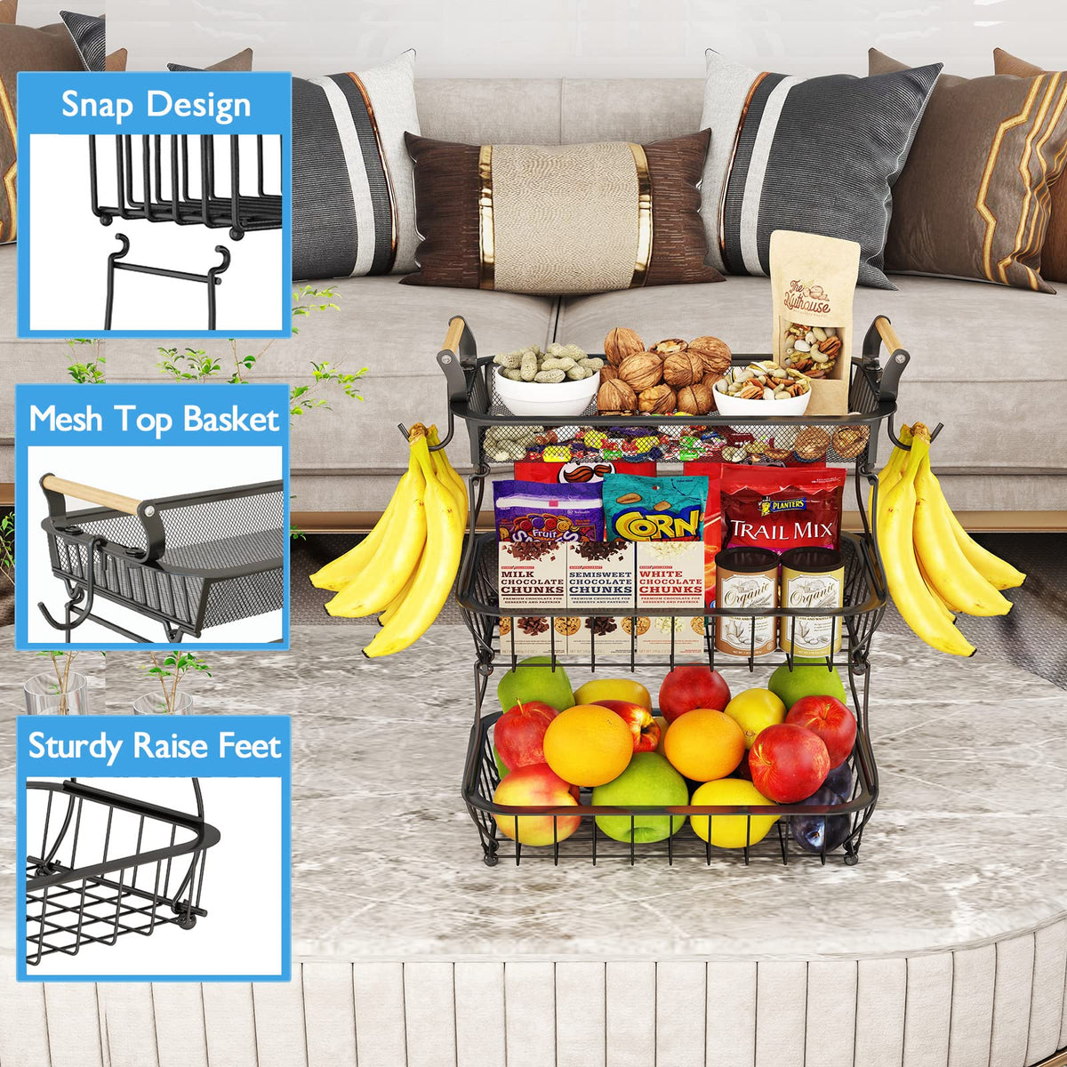 ANTOPY open-wire design keeps produce fresh and visible