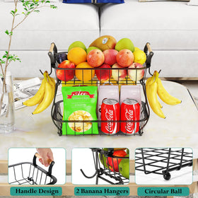 ANTOPY open-wire design provides airflow to keep produce fresher longer.