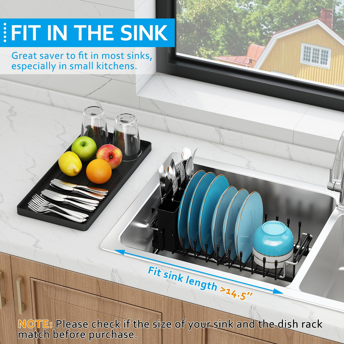 ANTOPY stainless steel rack with black coating for durable daily use