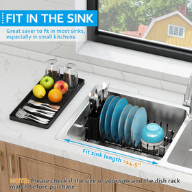 ANTOPY stainless steel rack with black coating for durable daily use