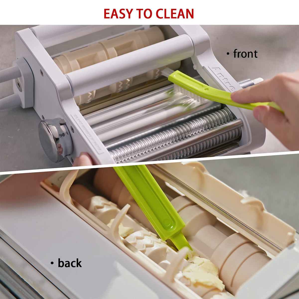 Antree cleaning brush enables fast cleanup after use.