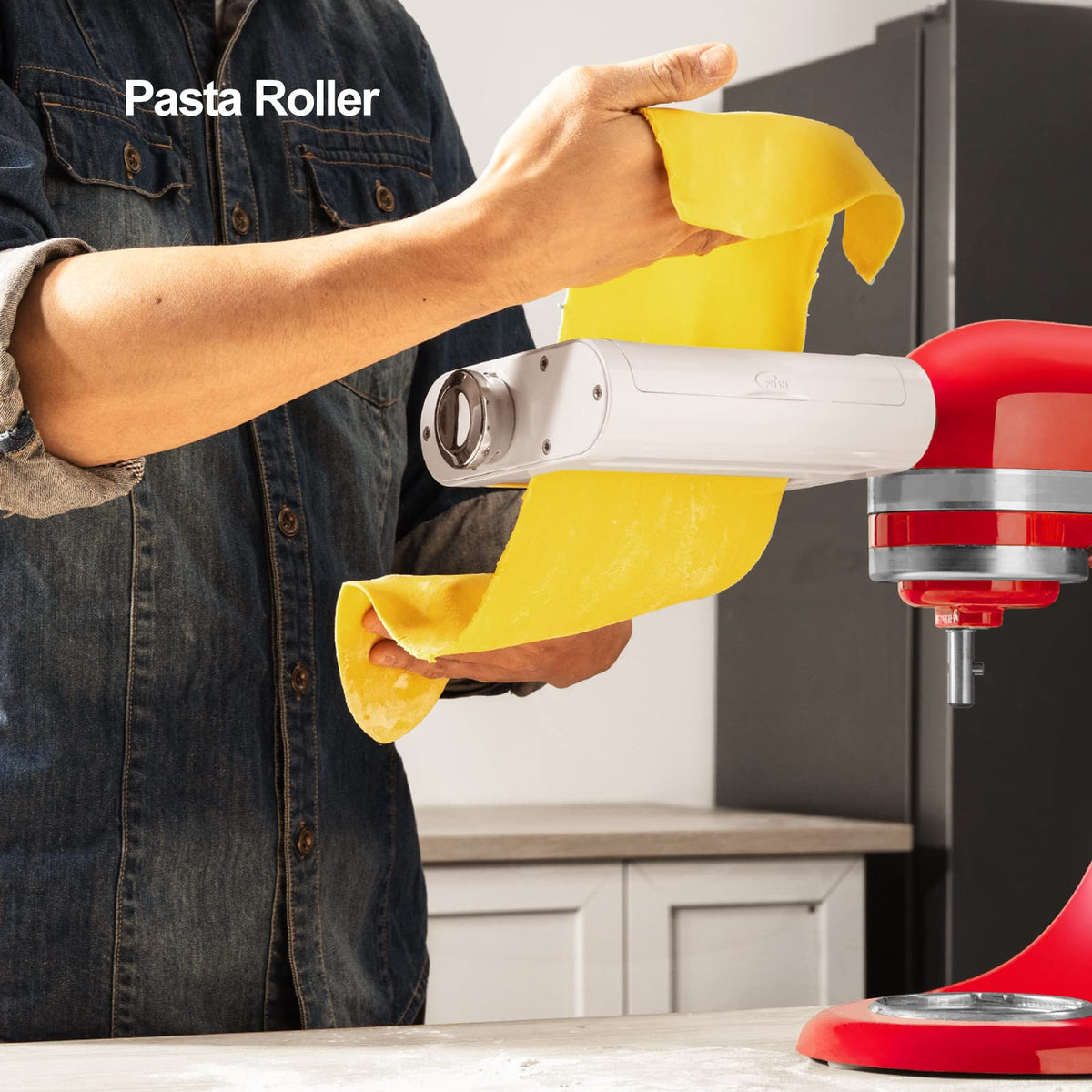 Antree fettuccine cutter shapes wide ribbons for hearty pasta