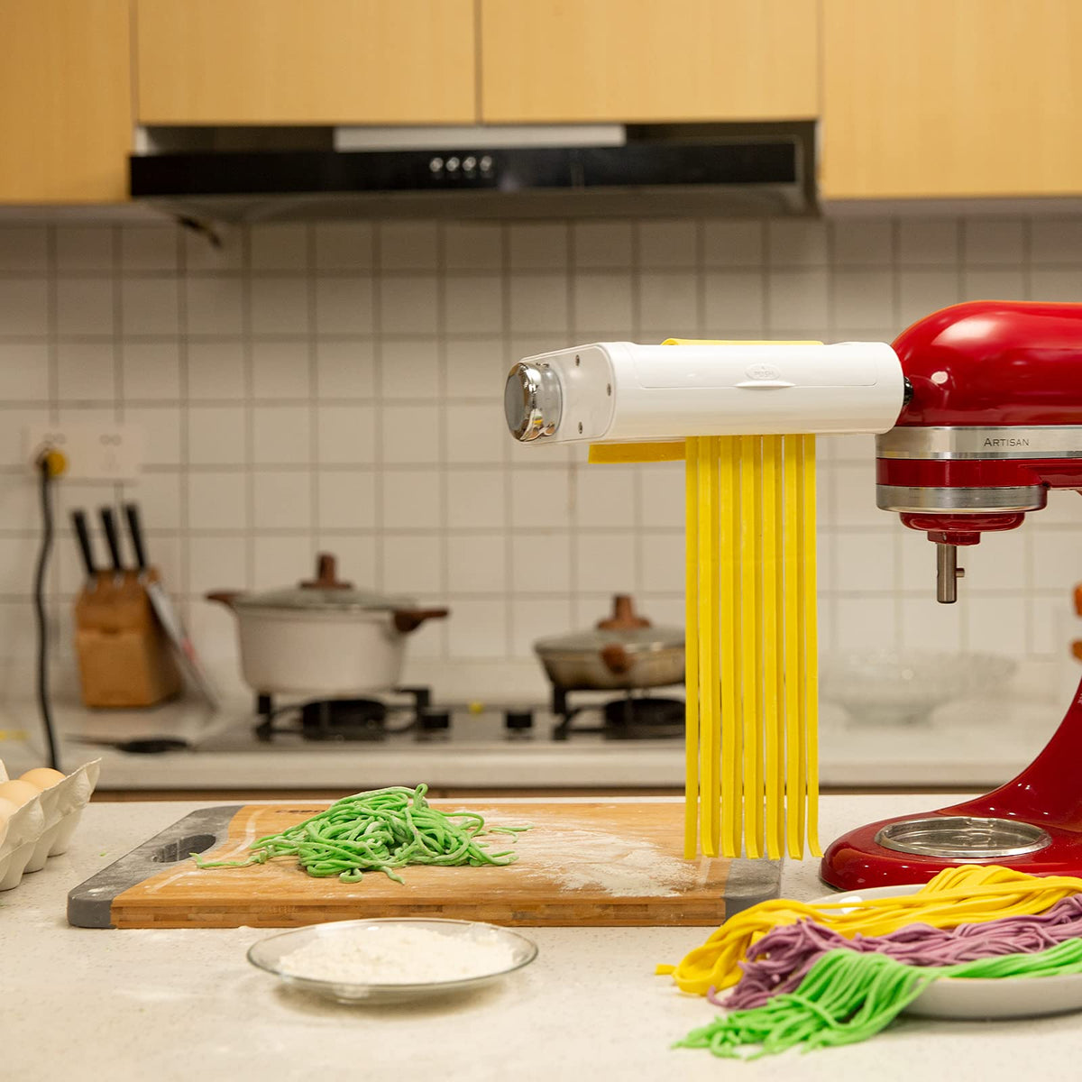 Antree cleaning brush enables quick, thorough cleanup after cooking.