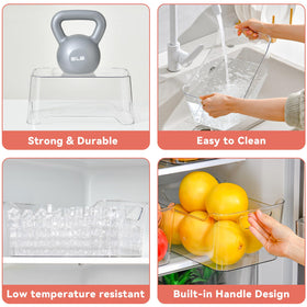 AntStep BPA-free durable plastic bin with smooth edges.