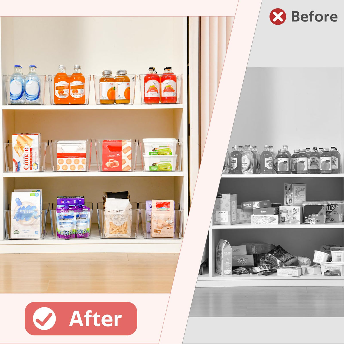 AntStep under-sink bin keeps cleaning supplies visible and accessible.
