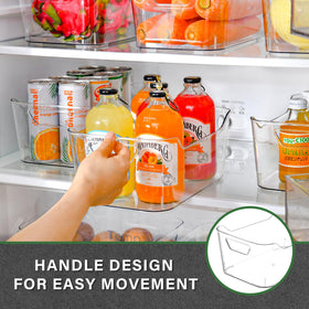 AntStep durable acrylic bin blends with decor while protecting items