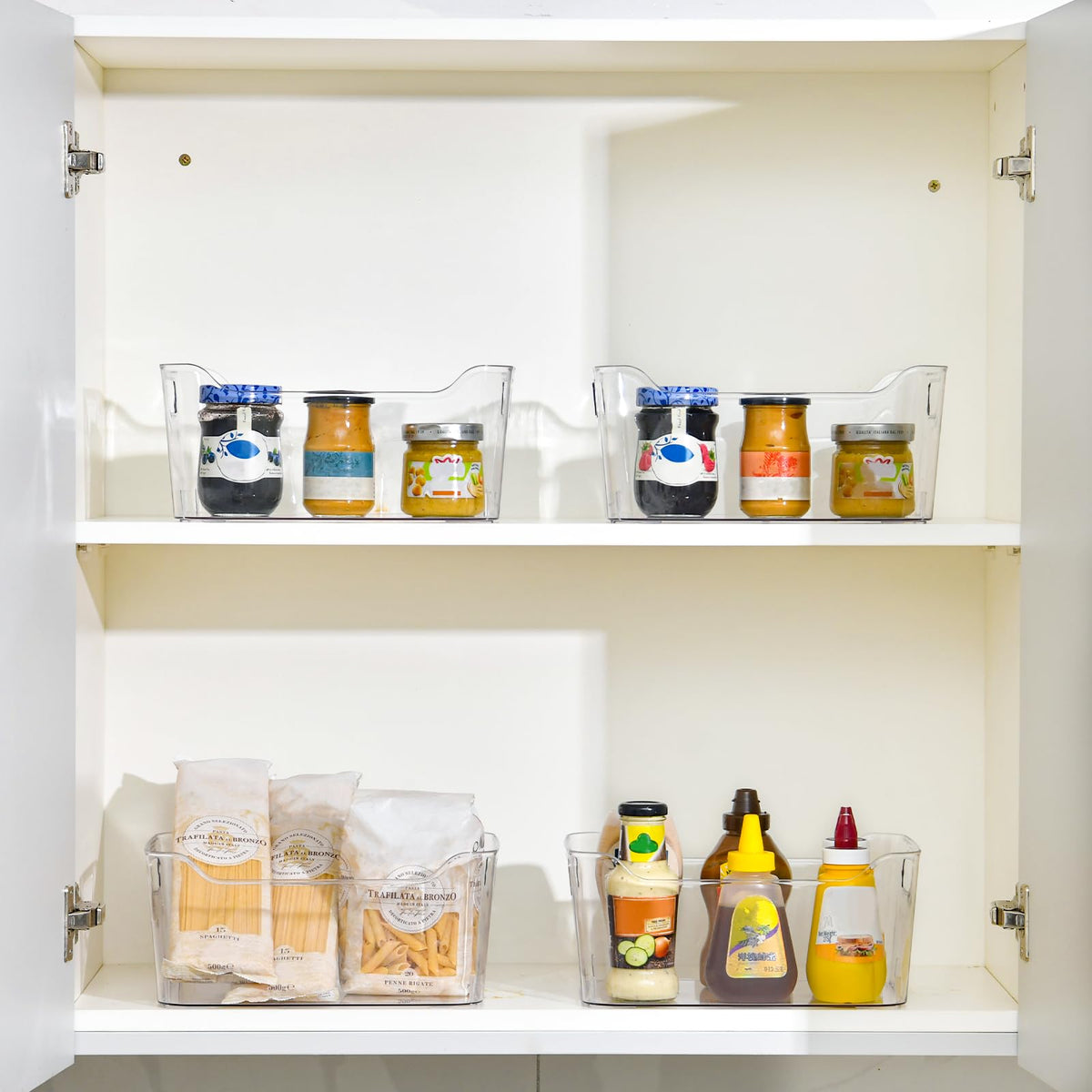 AntStep transparent kitchen bin set adds multi-use storage everywhere.