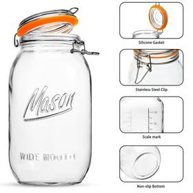 Anwoi airtight lid and gasket keep contents fresher longer