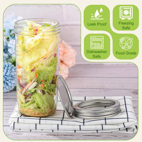 Anwoi half-quart jars ideal for salads and leftovers