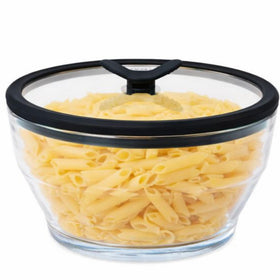 Anyday 8-cup glass microwave pasta cooker ready for quick meals.